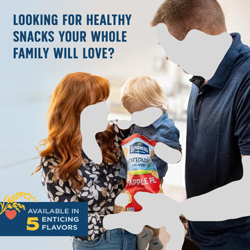 Lundberg Organic Rice Cake Minis, Apple Pie - Mini Rice Cakes, Healthy Snacks For Adults And Kids, Vegan Snacks, Gluten-Free, He