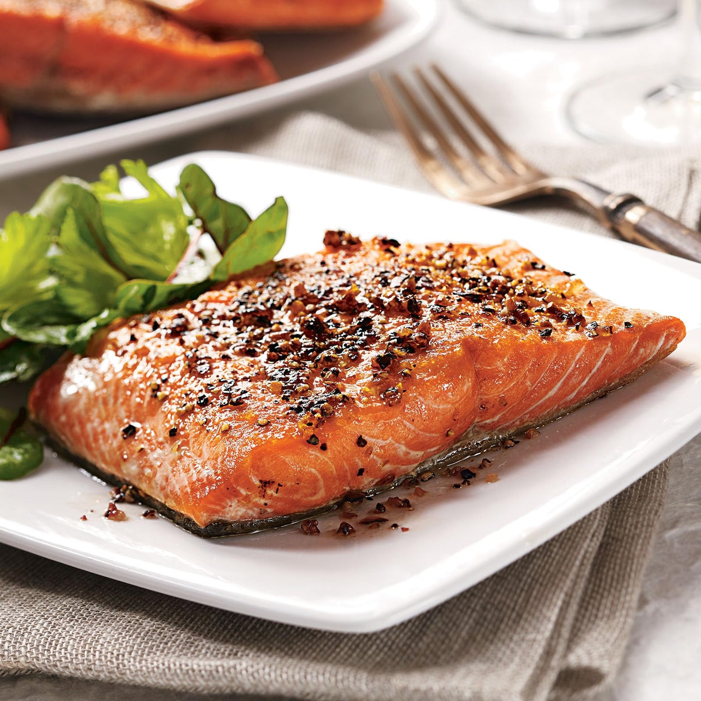 Seabear Wild Alaskan Sockeye Salmon Dinner Fillets, 6 Oz (12 Fillets)