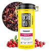 Tiesta Tea - Cranberry Hibiscus Rooibos Tea, Fireberry | Loose Leaf | Herbal Blend With Hibiscus, Cranberry, Currants, Rooibos | Brew Hot Or Iced | 50 Cups In Resealable Pouch | 5 Ounce
