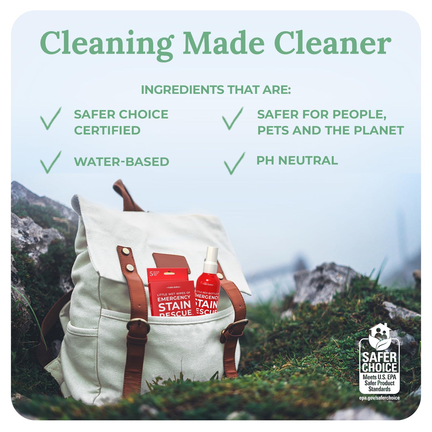 Emergency Stain Remover Spray - 4Oz Laundry Stain Remover For Clothes, Upholstery Fabric, Carpet - Works On Most Blood, Grass, C