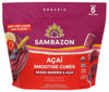 Organic Mixed Berries & Acai Blenderless Smoothie Cubes, 20 Oz