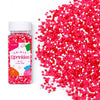 Pink Nonpareils Sprinkles, Red Pink and White Sprinkles Bulk for Cake Decorating Cupcake Baking Dessert Cookies Valentine's Deco