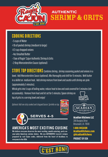 Ragin Cajun Shrimp And Grits 8Oz (Pack Of 3)