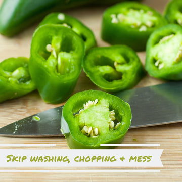 Dried Jalapeno Dices By It'S Delish, 12 Oz Bag | Dehydrated Jalapenos | Diced Green Jalapeo Peppers For Chili And Sausage Making