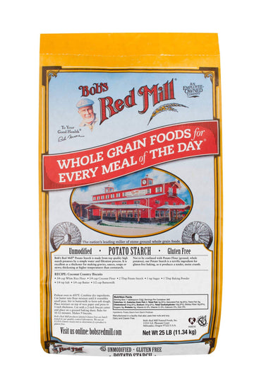 Bobs Red Mill Potato Starch, 25 Pound Package, Model 1444B25