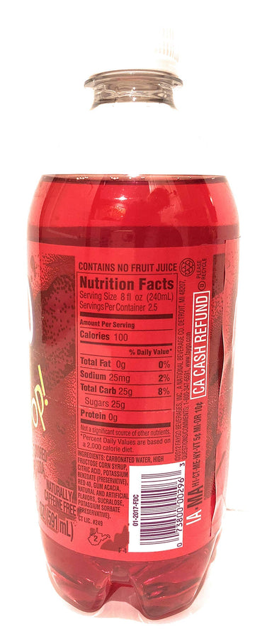 Faygo Redpop soda, 20-oz. plastic bottle