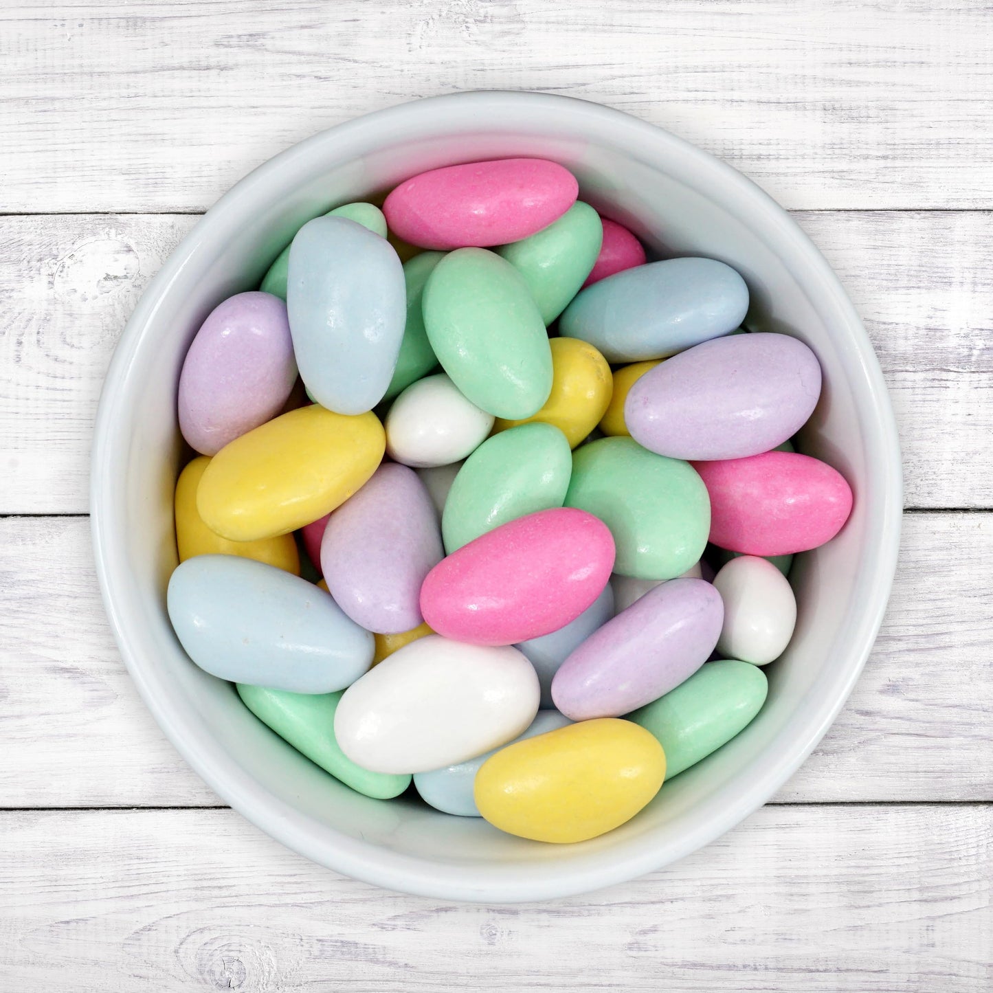 Assorted Jordan Almonds, 3 Pound Jodan Almonds Bulk Bag, Almond Candy, Jordan Almonds Candy