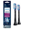 Philips Sonicare Genuine G3 Premium Gum Care Replacement Toothbrush Heads, 2 Brush Heads, Black, Hx9052/95
