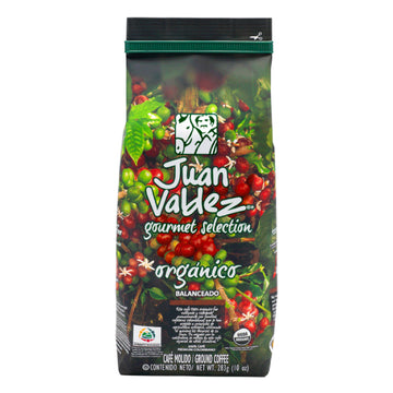 Juan Valdez Organic Ground Coffee, Balanced Roast 10 Oz - Premium Colombian Coffee Usda Organic Certified