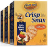 Shibolim Whole Spelt Crackers with Sesame, 5 Calorie Cracker, 6oz (3 Pack) Low Sodium, Wholesome, Tasty & Crisp Spelt Crackers,