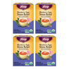 Yogi Tea Blueberry Sage - Stress Relief Tea Bags, 16 Count (Pack of 4) - Calming Herbal Blend with Ashwagandha, Hibiscus & More