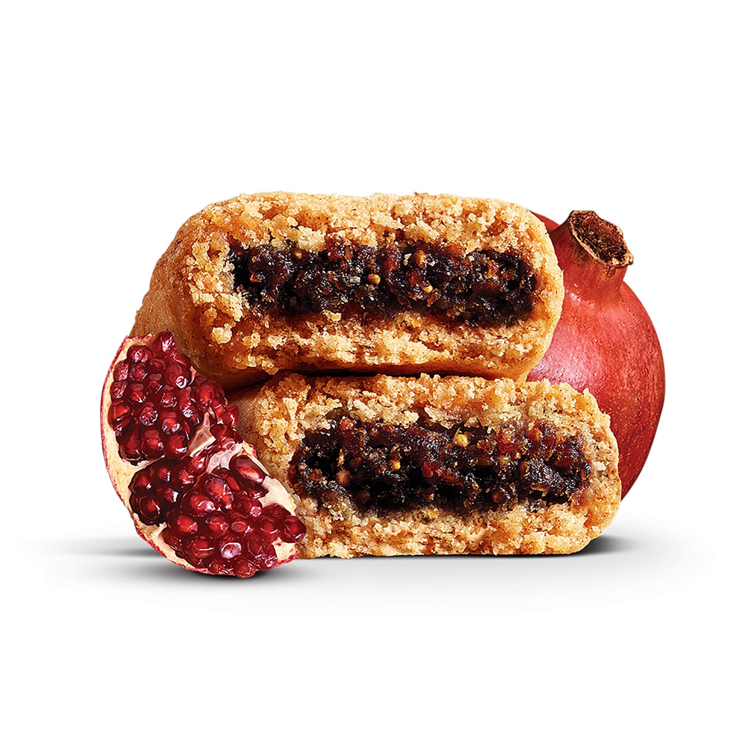 Nature's Bakery Gluten Free Fig Bars, Pomegranate, 12 Pack of 2 oz Vegan Snacks, Non-GMO, Healthy Treats