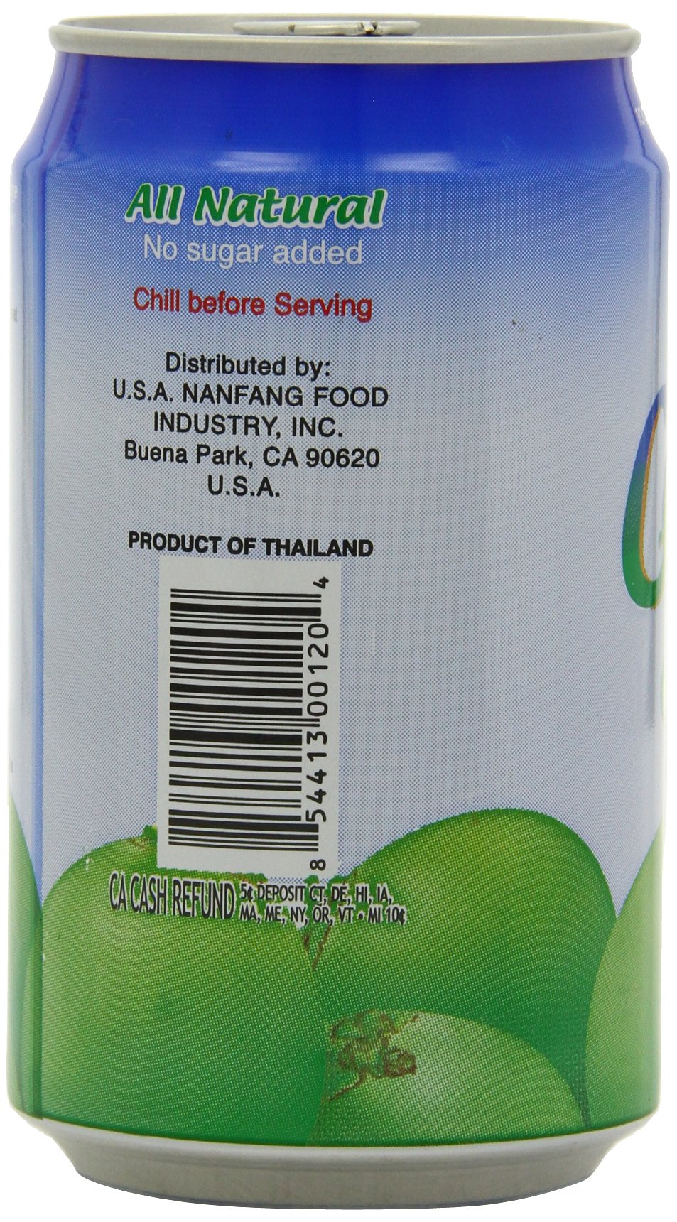 Amy & Brian Coconut Water Original, 10 Fl Oz (Pack Of 24)