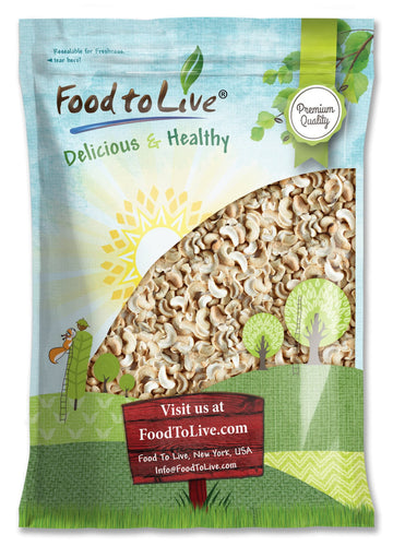 Food To Live Cashew Pieces, 7 Pounds – Kosher, Raw, Vegan, Paleo Friendly, Unsalted, Unroasted, Bulk, Rich In Selenium, Zinc, Magnesium, Proteins, And Antioxidants