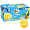 Dole Pineapple Tidbits with No Sugar Added^^ - Dole Fruit Bowls Snacks - 4 oz Fruit Bowls - 12 Pack