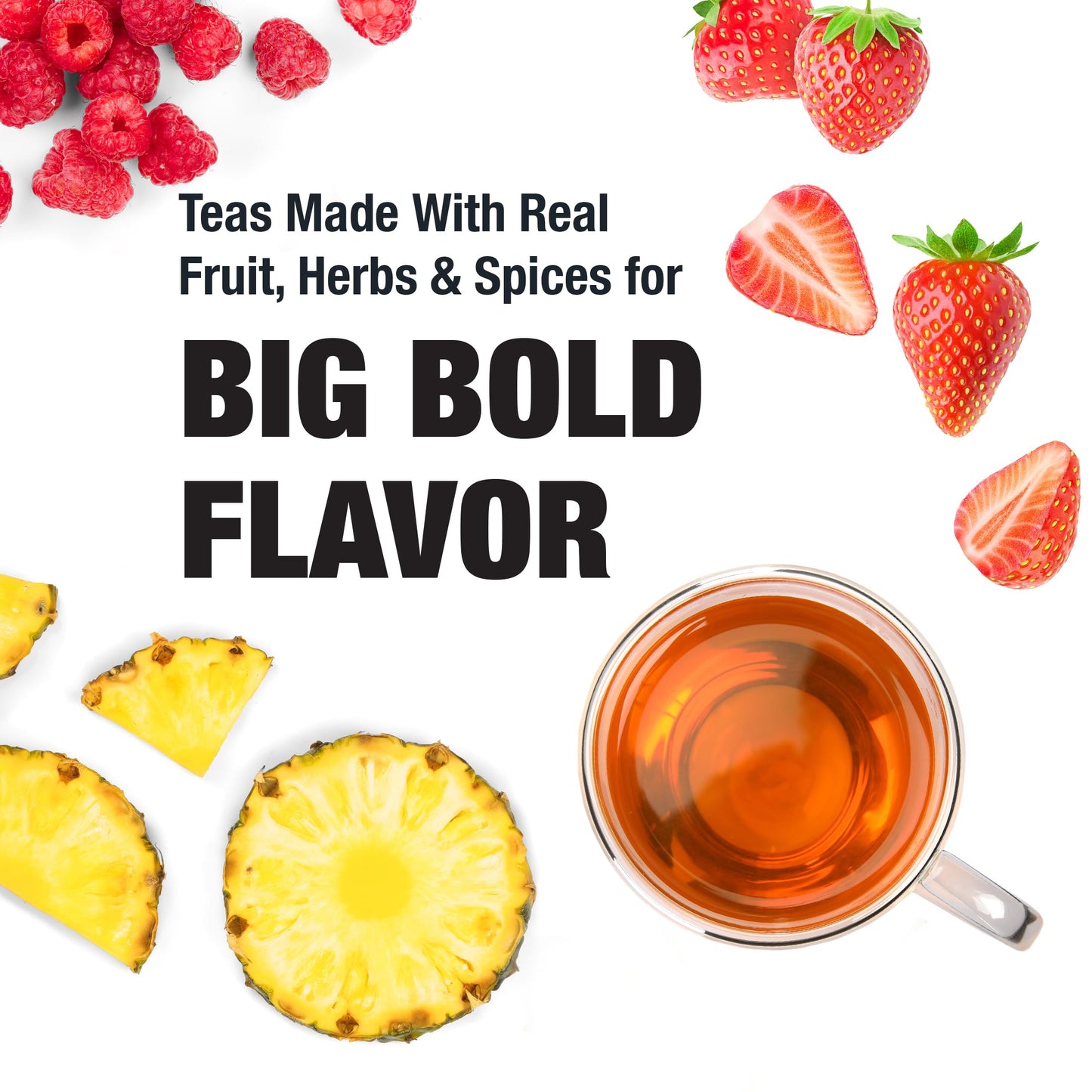 Tiesta Tea - Fruity Paradise, Loose Leaf Strawberry Pineapple Green Tea, Medium Caffeine, 4 Oz Tin & 1 Lb Bulk Bag, Natural, Hot & Iced Tea, Green Tea Loose Leaf