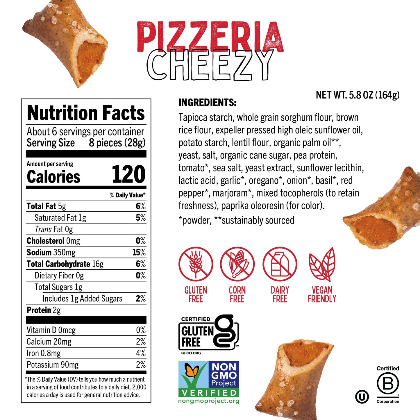Quinn Gluten Free Pizzeria Cheezy Filled Pretzel Nuggets - Made with Real Ingredients, Whole Grain Sorghum, Sea Salt, Vegan, Dai