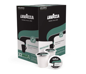 Lavazza Gran Selezione Single-Serve Coffee K-Cups For Keurig Brewer - 88 Count (Pack Of 4 X 22), 100% Arabica, Rainforest Allian
