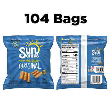 Sunchips Original Multigrain Snacks, 1 Ounce (Pack Of 104)