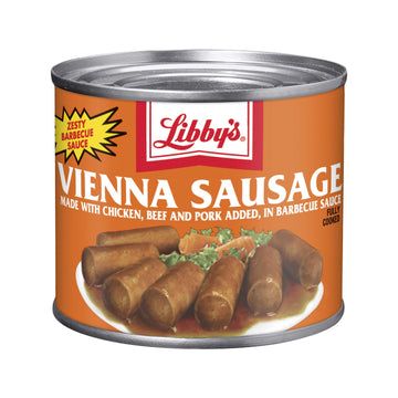 Libby'S Vienna Sausages With Barbecue Sauce, Canned Sausage, 4.6 Oz (Pack Of 24)