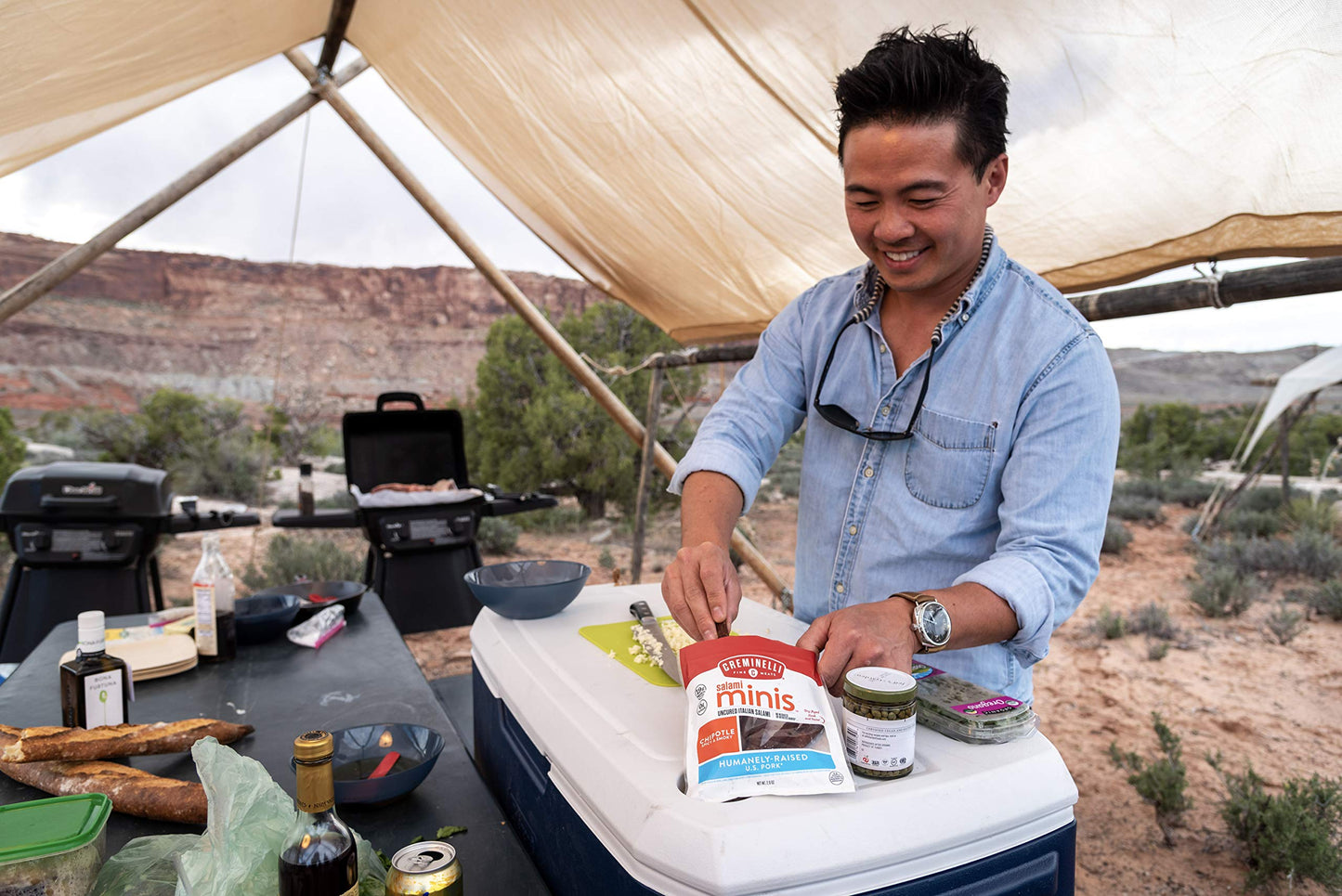 Creminelli Chipotle Salami Minis, Gluten Free, Keto Friendly, 6 Count, 2.6oz