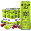 ODYSSEY ELIXIR Odyssey 222 Energy Drink, Pre Workout, 12 Fl oz, 12 Pack, Cherry Lime