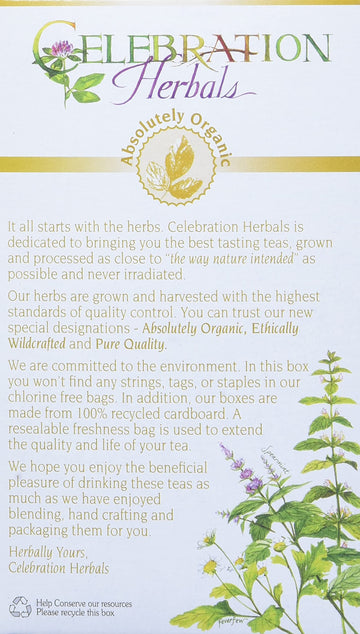 Celebration Herbals Juniper Berries Tea Organic 24 Bag, 0.02 Pound