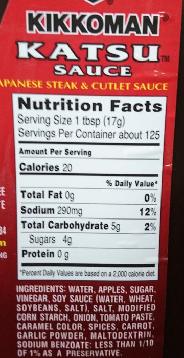 Kikkoman Tonkatsu (Katsu) Japanese Steak And Cutlet Sauce 2.1 Kilogram (4 Pound 11 Ounce)