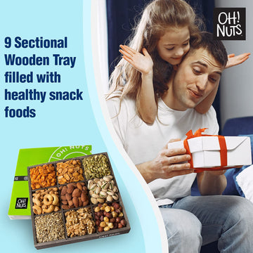 Nuts Gift Basket Mixed Nuts Assortments | 9 Variety Mixed Nuts by Oh Nuts