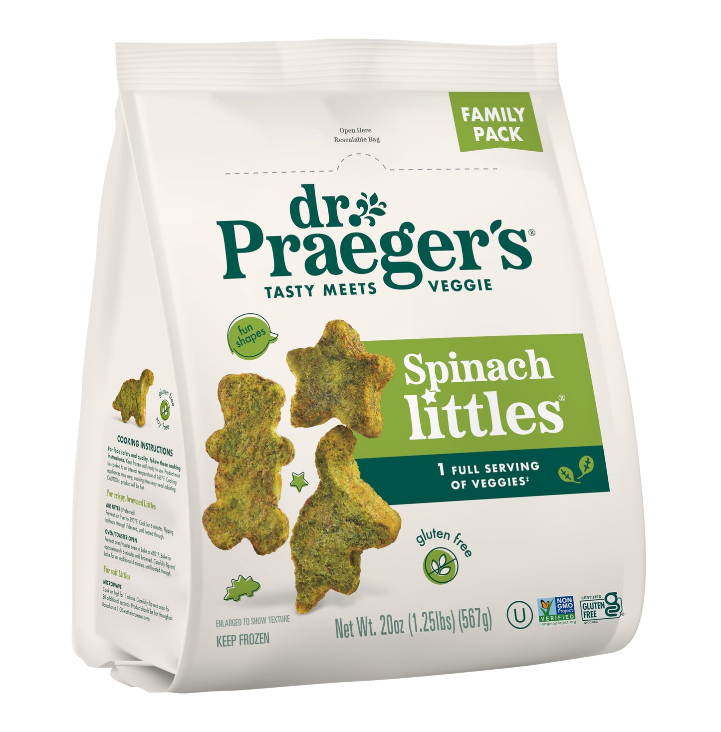 Dr Praegers Kids Spinach Littles Value Pack, 20 Oz