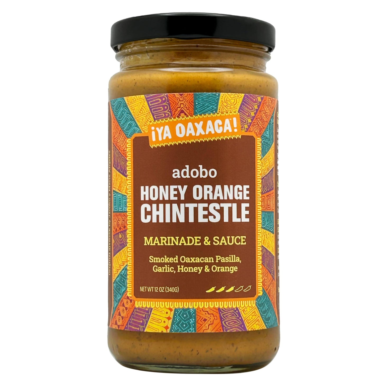 Ya Oaxaca - Smoky Sweet Citrus Cooking & Finishing Sauce - Marinate Chicken Or Pork Use On Stir-Fry Veggies Drizzle On Anything - Non-Gmo Gluten-Free - Honey Orange Chintestle - 12 Oz