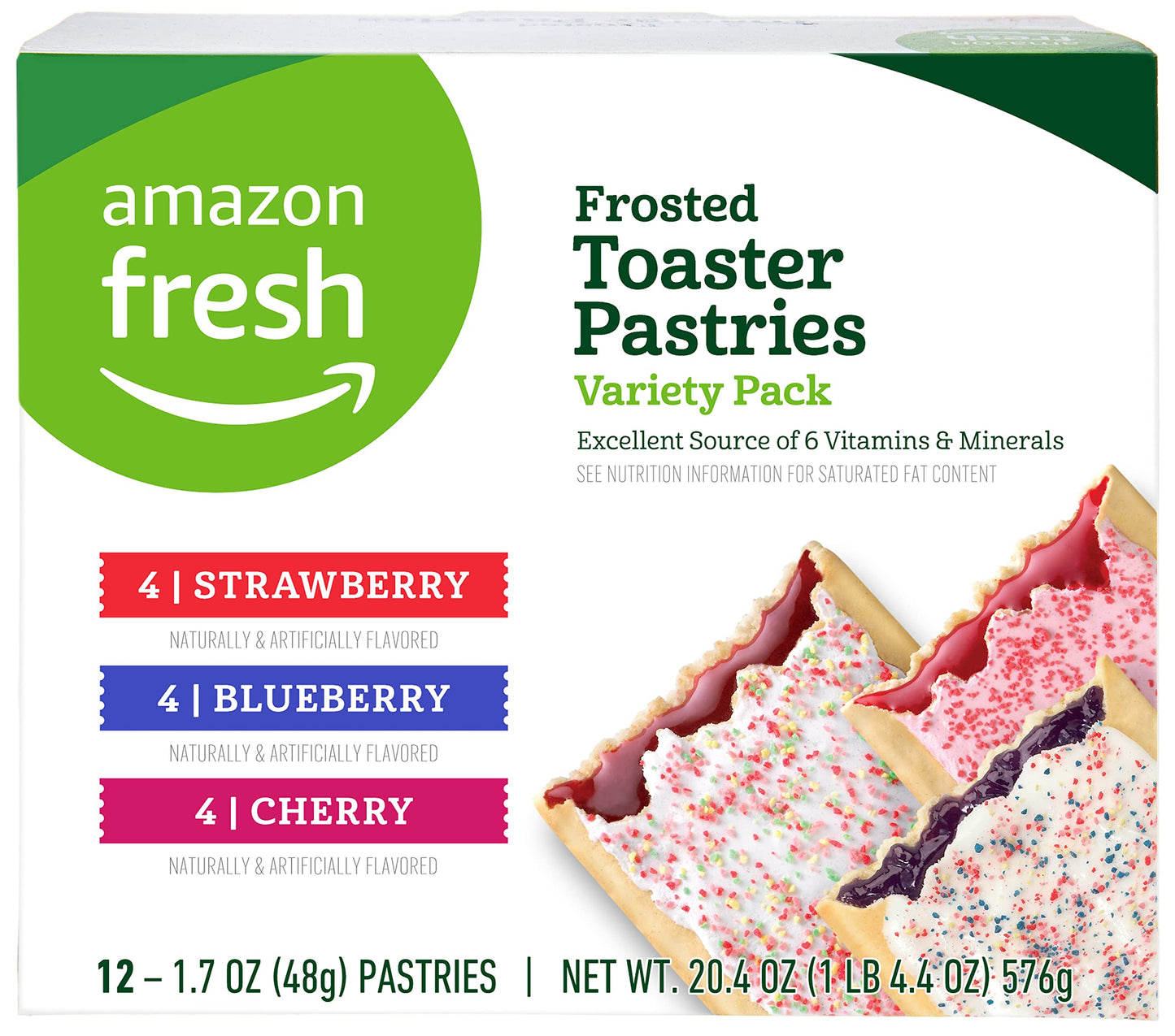 Large Online Retailer Fresh Toaster Pastries Variety Pack 12 Ct 22 Oz