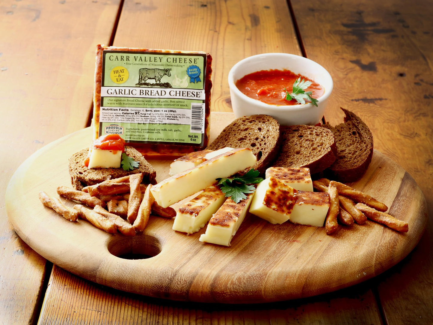 Garlic Bread Cheese Carr Valley 3 Pack