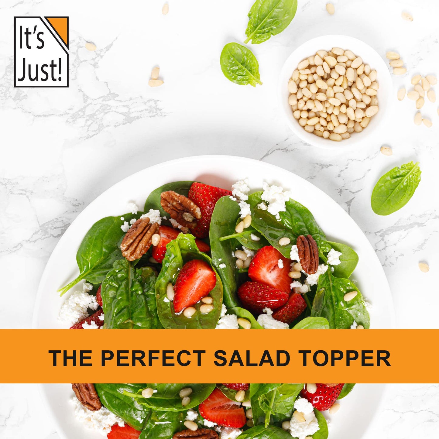 It'S Just - Raw Pine Nuts (Pignolias), No Ppo, Ideal For Pesto, Salads, Roasting (10Oz)