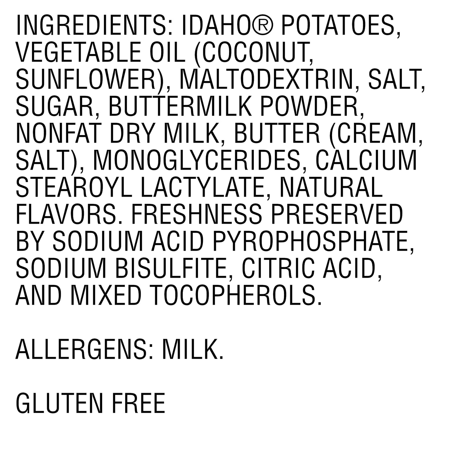 Idahoan Buttery Homestyle Mashed Family Size Potatoes, 8oz (Pack of 8)