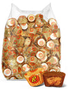 Bulk Peanut Butter Cups Miniatures 2 Pound - Approx 105 Individually Wrapped Milk Chocolate Candy For Party Favors Snacks & - Halloween Candy