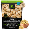 Nut Cravings - Raw Macadamia Nuts, Unsalted, Shelled, Whole, (48Oz - 3 Lb) Bulk Nuts Packed Fresh In Resealable Bag - Kosher Hea