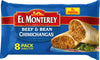 El Monterey Beef and Bean Chimichangas, 32 Oz