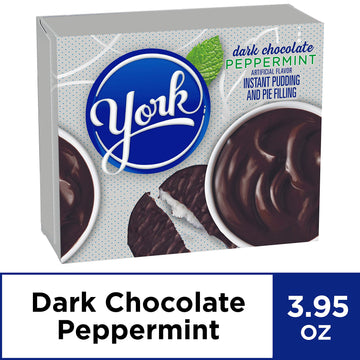 Hershey's York Peppermint Chocolate Instant Pudding & Pie Filling (3.95 oz Box)