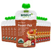 Sprout Organic Baby Food, Stage 4 Toddler Pouches, Strawberry Banana & Butternut Squash Power Pak, 4 Oz Purees, Pack Of 12