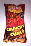 Brims Fiery Hot Crunchy Cheese Curls (1 Bag) 7 oz