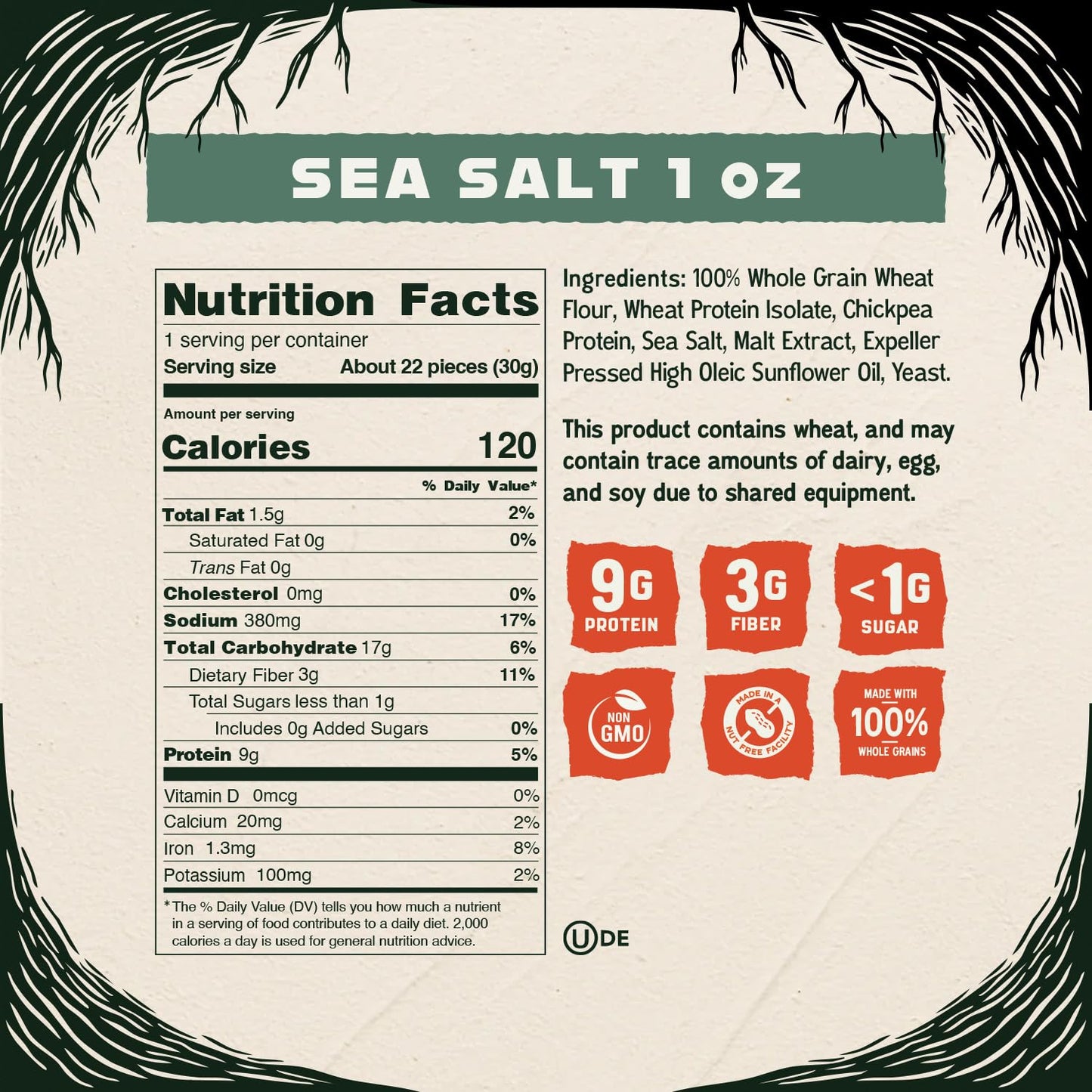 Kindling Protein Pretzels - Sea Salt | Protein-Packed Snack Size Bags | Kosher | 8-9G Protein Per Serving | Only 1-2G Of Total S