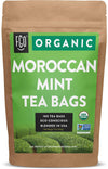 Fgo Organic Moroccan Mint Green Tea, Eco-Conscious Tea Bags, 100 Count, Packaging May Vary (Pack Of 1)