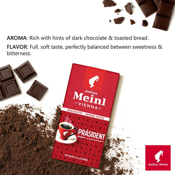 Julius Meinl: "Prasident," Classic Viennese Medium Roast Ground Coffee, Imported From Vienna (3)