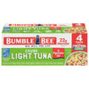 Bumble Bee Chunk Light Tuna in Oil, 5 oz Cans, Wild Caught Skipjack, Pack of 4, MSC Certified, Non-GMO, Gluten Free, Kosher