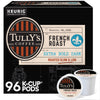 Tully'S Coffee French Roast, Keurig Single-Serve K-Cup Pods, Dark Roast, 96 Count (4 Packs Of 24)
