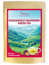 TeeLux Passionfruit Raspberry Green Tea, Passion Fruit & Raspberry Flavored Green Tea, Aromatic & Refreshing, 100 Count