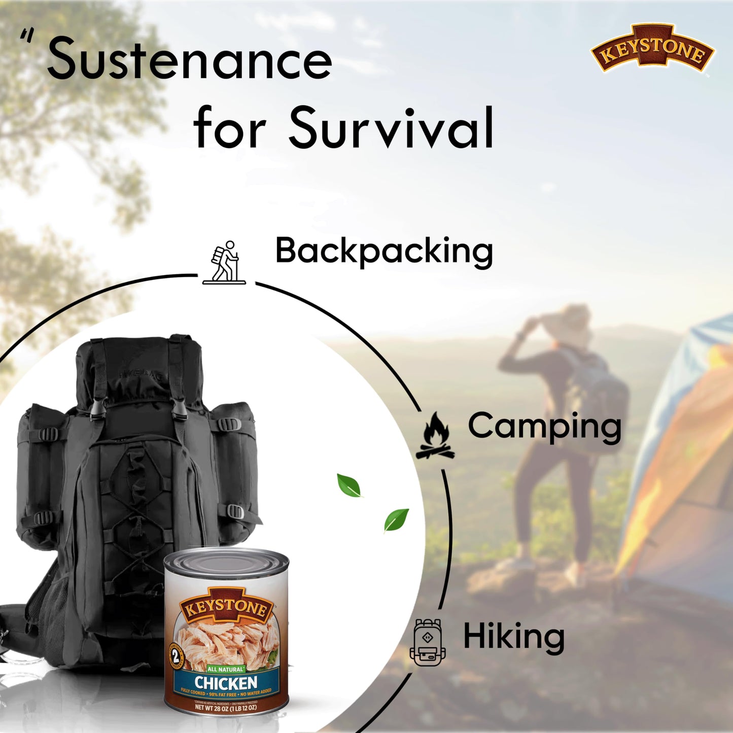 Keystone Meats All Natural Heat And Serve Canned Chicken 28 Oz Fully Cooked Canned Meat Shelf Stable Emergency Survival Canned F