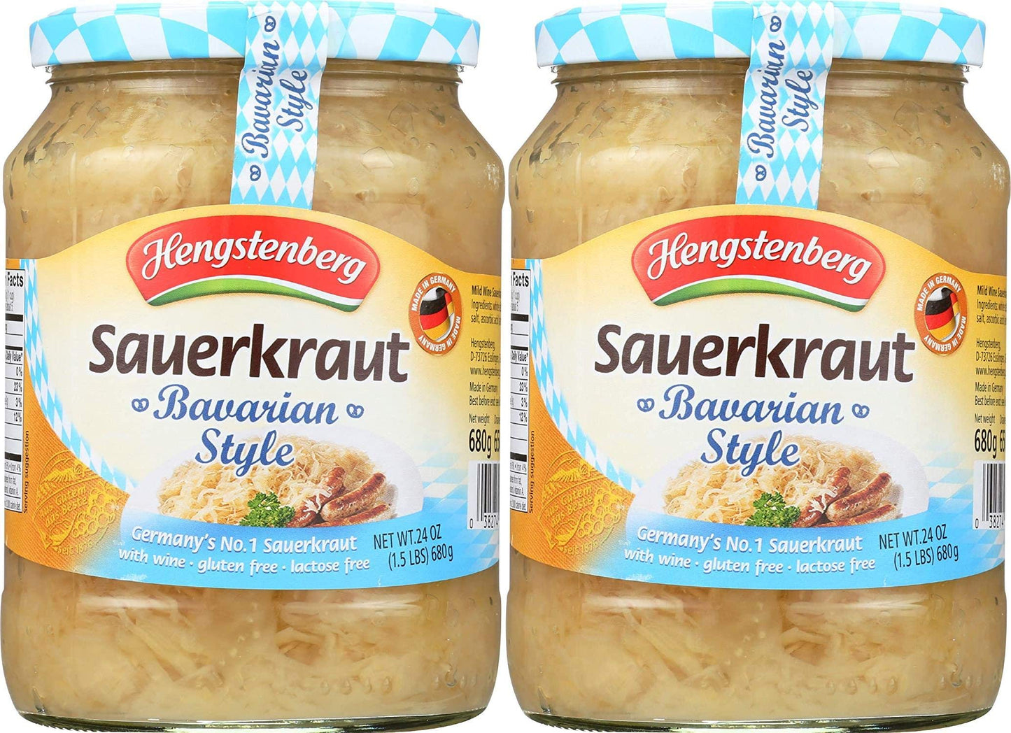 European-Stylen Beverage-Inspired Sauerkraut Pack Of 2
