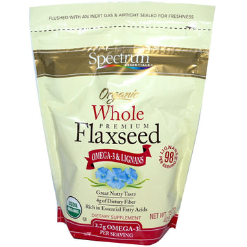 Spectrum Essential Flaxseed Whole Org4